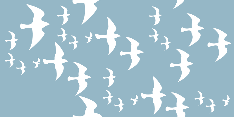Page graphic for background texture of repeating birds
